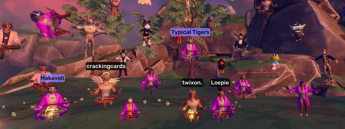 Share your best videos and photos from tonights <a href="/TypicalTigerNFT/">Typical Tigers 🐯</a> x <a href="/OtherGamesXYZ/">Other Games</a>  here on X and I will pick a few on monday to win some bonus prizes !