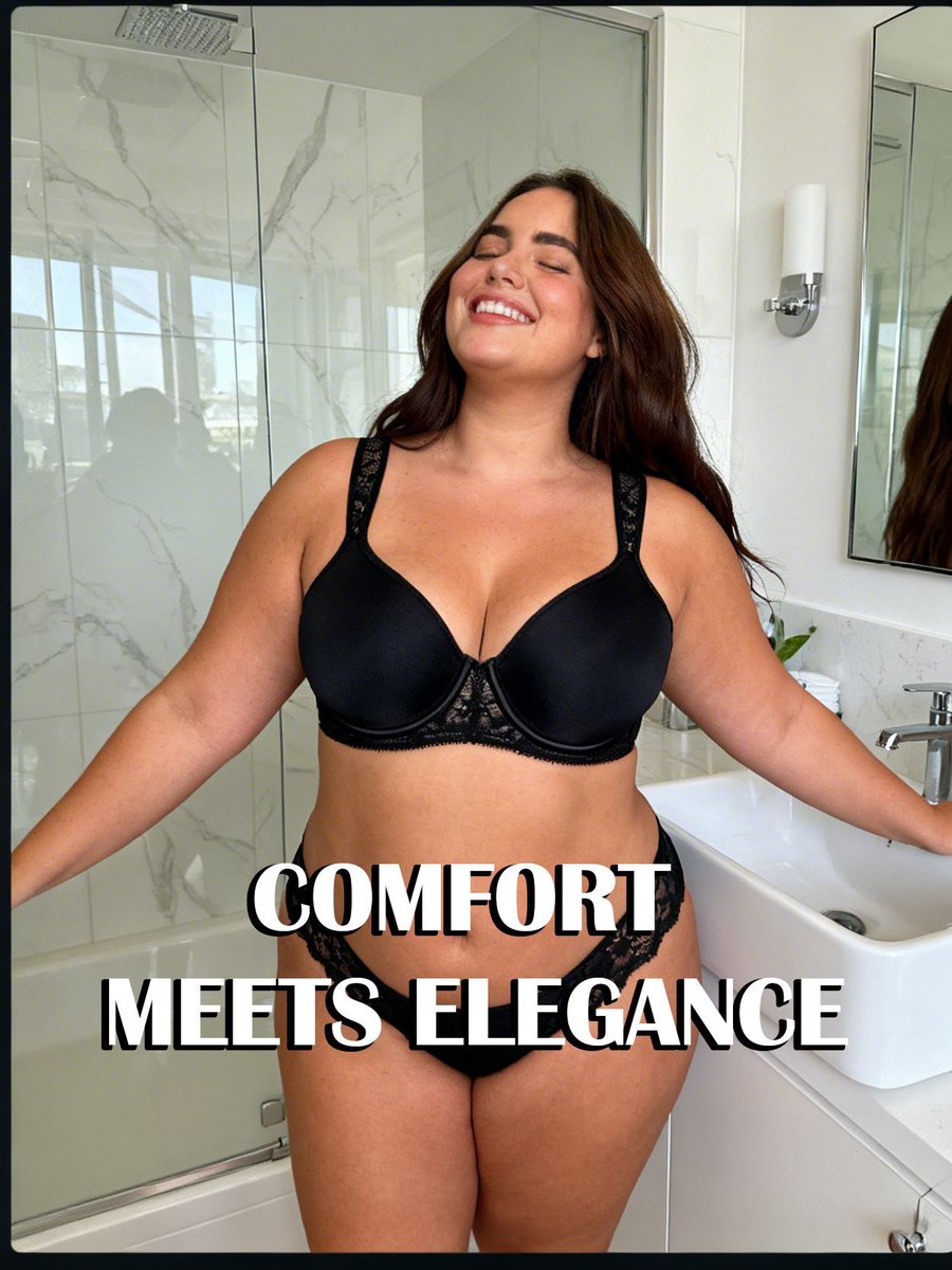ParfaitLingerie's tweet image. Light. Smooth. Invisible.
Romantic lace + breathable comfort = everyday confidence.

Meet the PARFAIT Bliss T-Shirt Bra.

#FullBustSupport #EverydayComfort #BraTok #SmoothFit #ParfaitLingerie