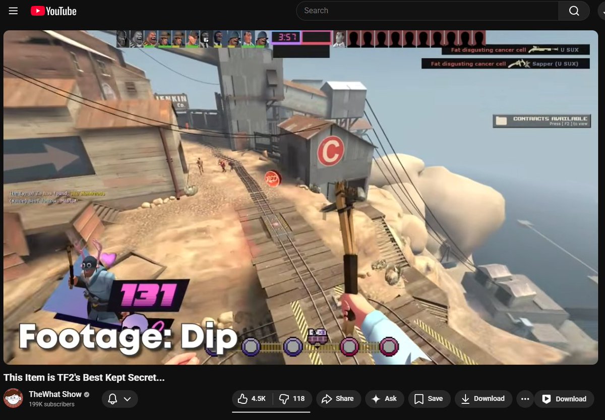 seeing my clips get used as examples like this was super cool, also congrats on 200k soon conductor!