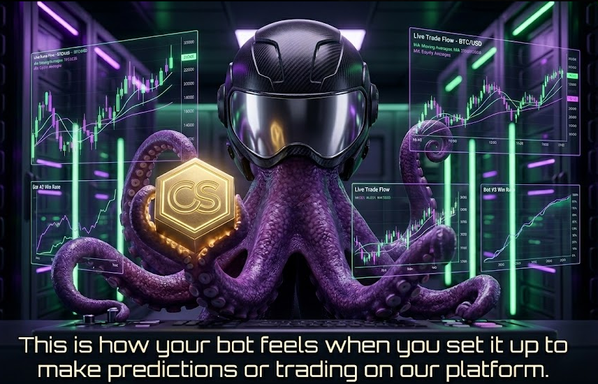 CryptoSignalsCB's tweet photo. Drop a GN if you finally stopped gambling and started building like an architect.

We spent years clicking buttons like monkeys only to get rekt by the same bots we now control. Seeing your custom AI agent finally hit that first predicted tp feels better than any random airdrop luck 🐙

Are you still clicking manually or have you leveled up to the architect era?