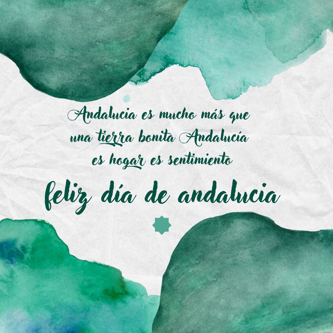 caye_recio's tweet photo. Andalucía es mucho más que
una tierra bonita, Andalucía
es hogar, es sentimiento.
Andalucía es una tierra donde no se rechaza a nadie y siempre está ahí cuando se le necesita. Andalucía no excluye, Andalucía integra. 
¡Feliz día de Andalucía! https://t.co/XDcwmriP2A