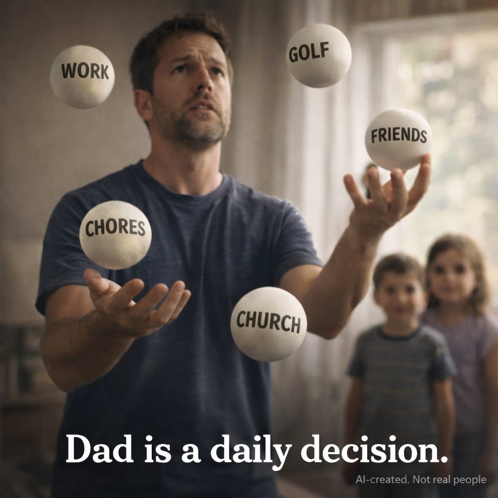 man2manfathers's tweet image. Other things relentlessly compete for your time &amp;amp; attention. Decide to prioritize your family before the day decides for you. What can you set down or include your kids in today? #ShowUpToday #PresentDad #Man2ManFathers