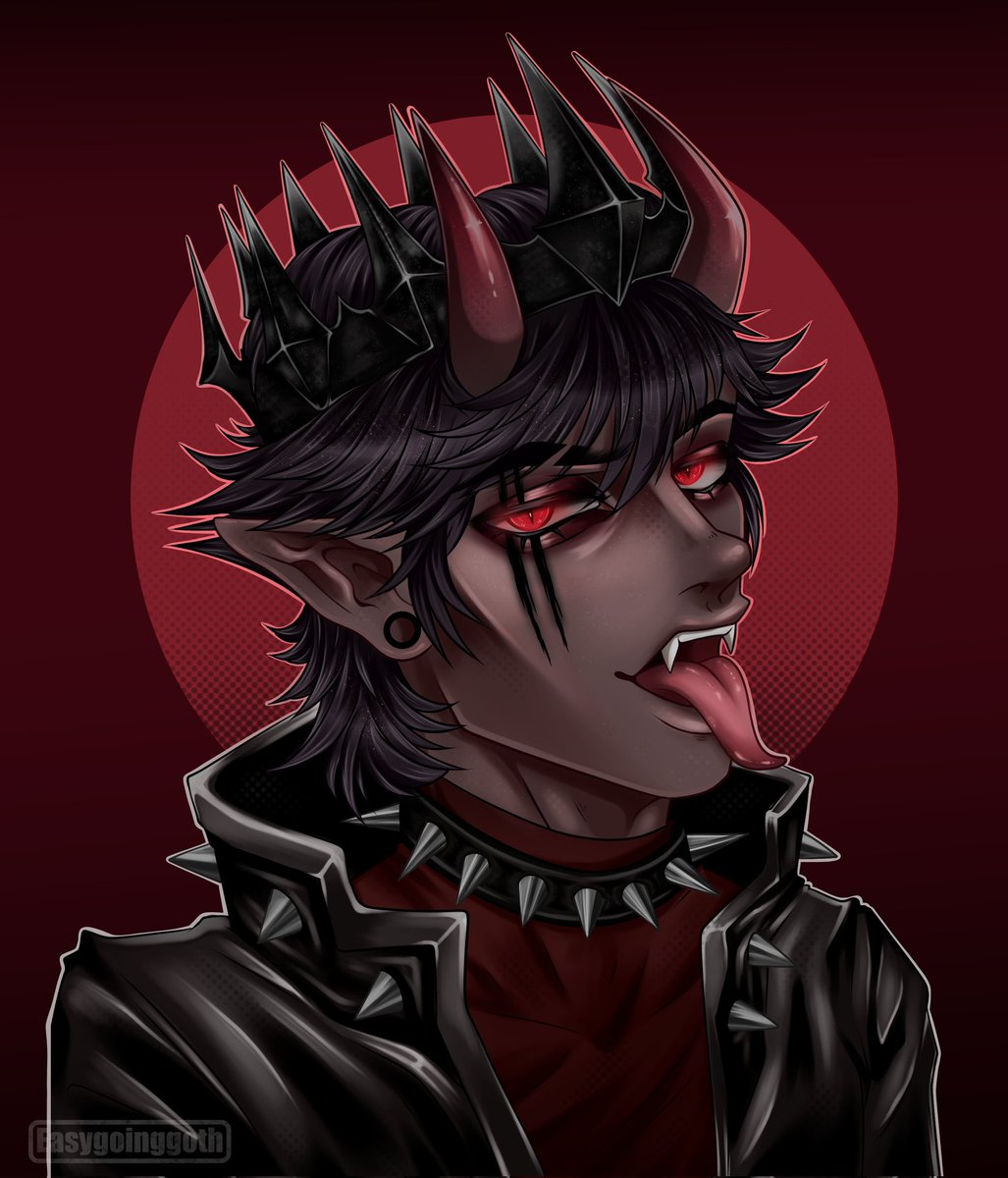 easygoinggothART tweet media