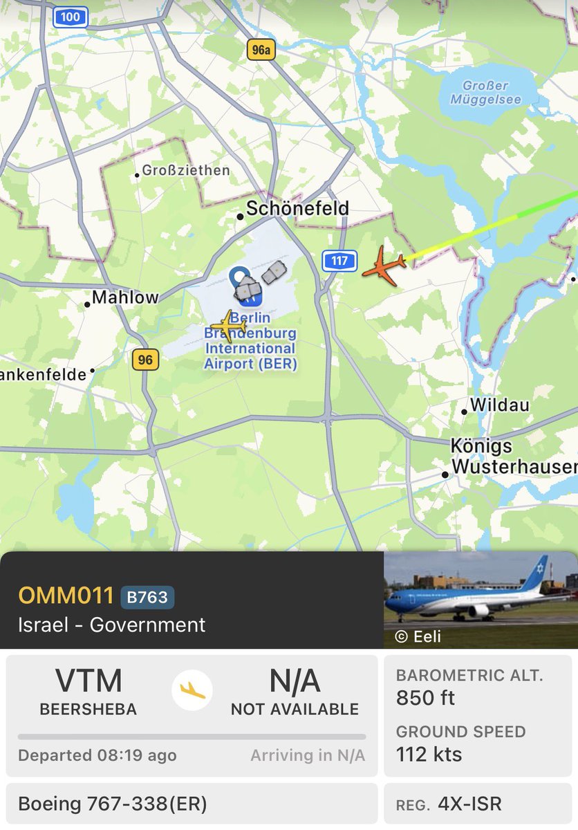 Benjamin Netanyahu has landed in Berlin, Germany after previously having been rejected from landing in Cyprus