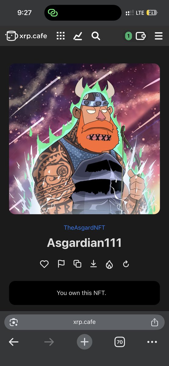 I grabbed the Asgardian 111 haha 
And the whole collection was 111 
I was lucky to mint the Asgardian 111
That’s epic 🤭
<a href="/theasgardnft/">The Asgard NFT</a>