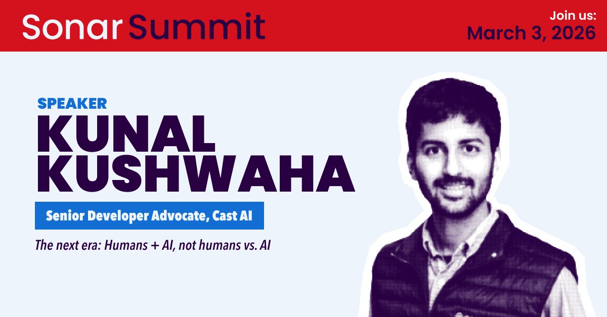 I’m stoked to be speaking at @SonarSource Summit tomorrow! 🚀 It’s a ...