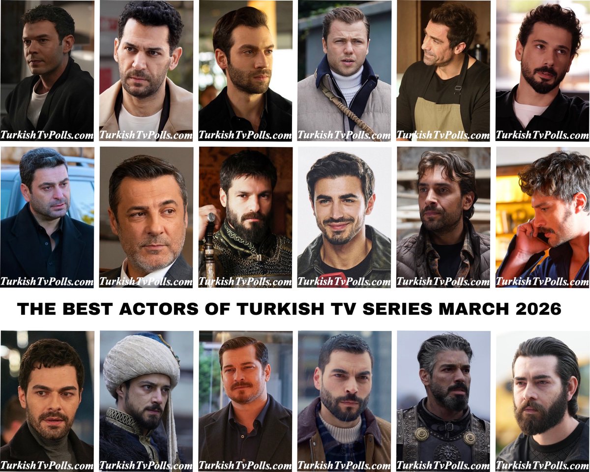 turkishtvpolls's tweet image. #Actors #ActorsMarch2026 #BestActors #BestActorsMarch2026 #TurkishActors #TurkishActorsMarch2026 #TurkishTvPolls 

New Poll: Who is the Best Actor of Turkish Tv Series March 2026? 
turkishtvpolls.com/the-best-actor…