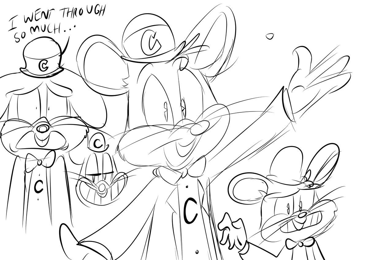 Sketches of my take on The Chuck