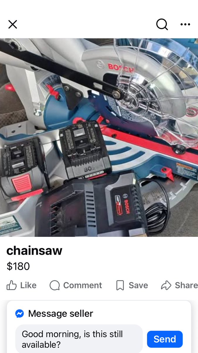 HRhandyman's tweet photo. chainsaw https://t.co/7Vvlsd63yQ