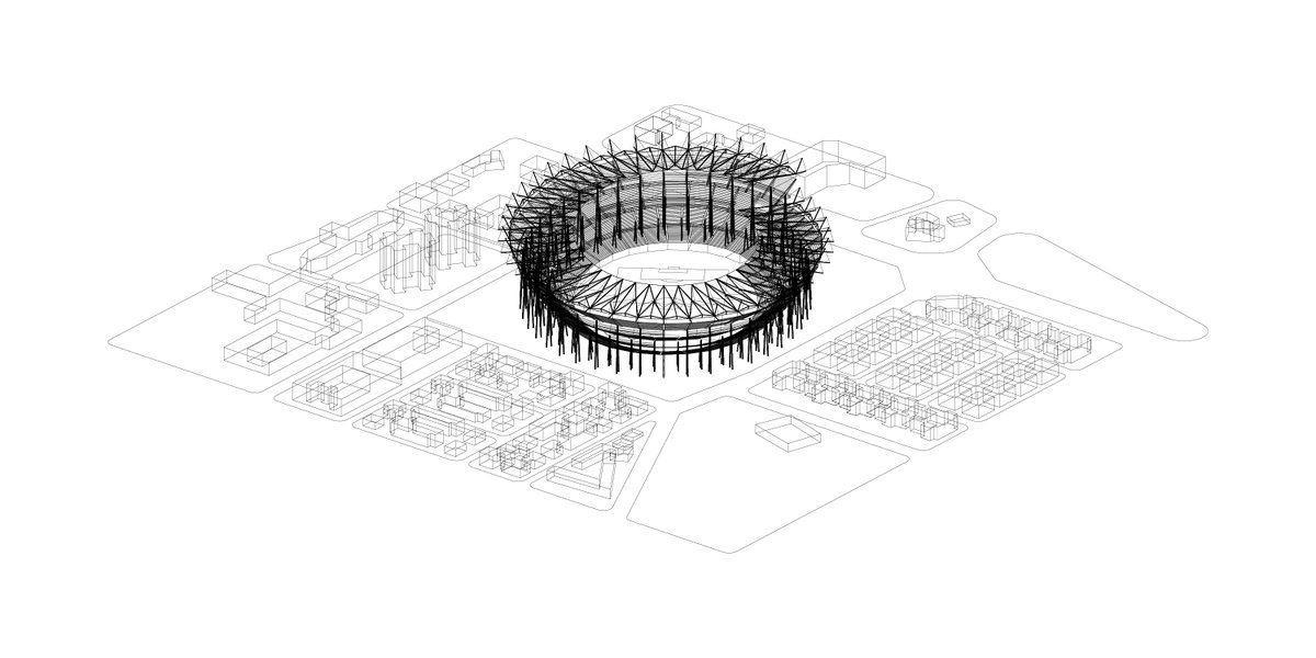 pmenaarqto's tweet photo. Hoy es un día tan bueno como otro cualquiera para recordar que hay un universo paralelo en el que Miralles ganó el concurso para el estadio del Betis en 1997. https://t.co/D2osZEea4K