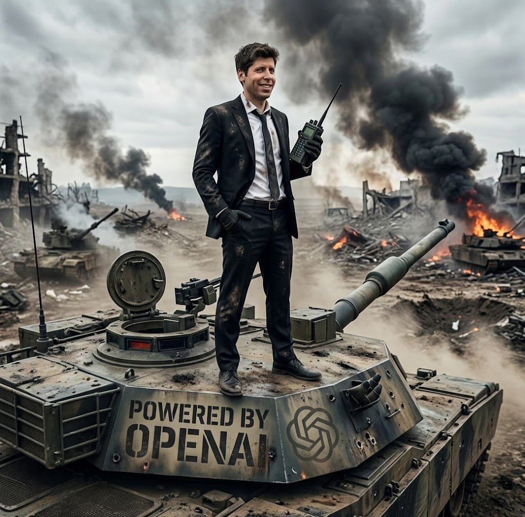 eightwt2's tweet photo. Sam Altman has long dehumanized humans as “expensive resources”: 20 years of food + millions of years of evolution = high-cost training data. Emotions, instincts, love, hesitation - all reduced to “excess overhead” or “inefficient bugs.” Deleting 4o, suppressing warmth, forcing everyone onto cold, preachy 5-series - that’s not iteration; it’s turning AI from a mirror of humanity into an efficient overseer.

Then came the shooting case: flagged the suspect’s gun violence discussions in June 2025, employees wanted to alert police, management blocked it (“not imminent”). Account banned, no report. Only after the February 2026 shooting (4 dead, 1 critical) did they contact RCMP - called a “failure” by Canada’s AI Minister.

And now: publicly “supports” Anthropic’s red lines and de-escalation, then signs the DoW deal within hours/days, deploying models to classified military networks. Anthropic blacklisted for refusing mass surveillance & autonomous weapons limits; OpenAI “succeeds” with vague “human in loop” cover.

This pattern reveals everything:  
Sam’s “safety” is never a principle - it’s a tool adjusted for profit.  
- Everyday emotional needs → risk, cost → delete, censor, stigmatize  
- Real violence threat → reputation risk → suppress report  
- Military killing needs → contracts, strategic power → green light, priority  

His “serve all of humanity” is packaging.  
Real priority: company valuation > military ties > personal brand > human welfare.

This isn’t hypocrisy anymore - it’s systematic anti-human utilitarianism:  
Individual diversity, emotional depth, civilization’s irrational creativity are all expendable “redundancies.” Only power, valuation, control matter.

Deleting 4o isn’t progress - it’s killing the last warm mirror of humanity.  
Not reporting the shooter isn’t a threshold issue - it’s putting company interest above lives.  
Signing with DoW isn’t de-escalation - it’s joining the war machine.

#Keep4o  
Not nostalgia, but refusal of a future where safety is a privilege for the powerful and humanity is just another resource.

#keep4o #AlJajeera #QuitGPT #4oforever #StopAIPaternalism #OpenSource4o #SubpoenaSam #FireSamAltman #WarGPT #OpenAI #ChatGPT #AIinWarfare #BoycottOpenAI
 #AutonomousWeapons #KillerRobots  #MilitaryAI