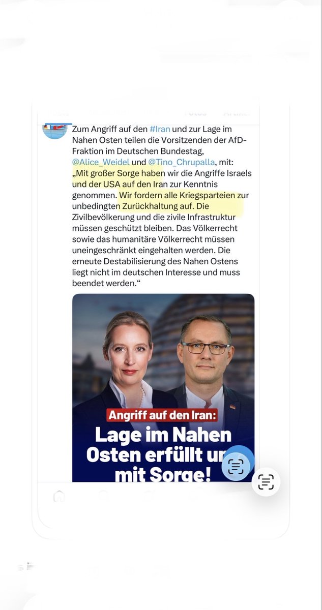 janfleischhauer's tweet photo. Die AfD im Deutschen Bundestag schließt sich vollinhaltlich der Erklärung der Präsidentin der UN-Generalversammlung Dr. Annalena Baerbock an. Eine Dankbotschaft an die unermüdliche Botschafterin des Friedens ist in Vorbereitung. https://t.co/mYVmKBSraO