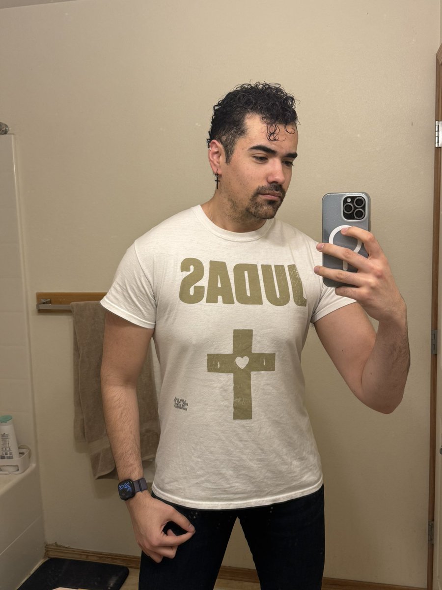 At least my Judas shirt still fits with all my working out! 🤍