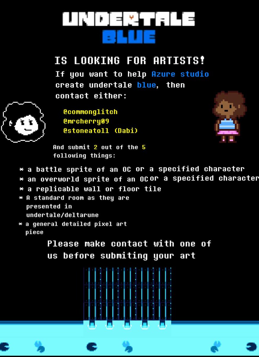 Undertale Blue tweet media