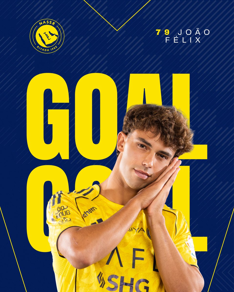 80’ | هـــــدف! 🔥
الهدف الثاني للعالمي عن طريق جواو فيليكس 🤩
#النصر_الفيحاء