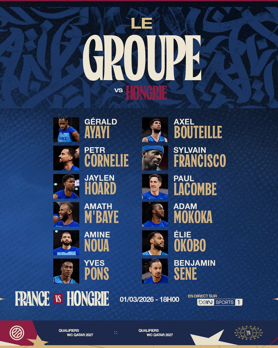 Équipes de France de Basket tweet media