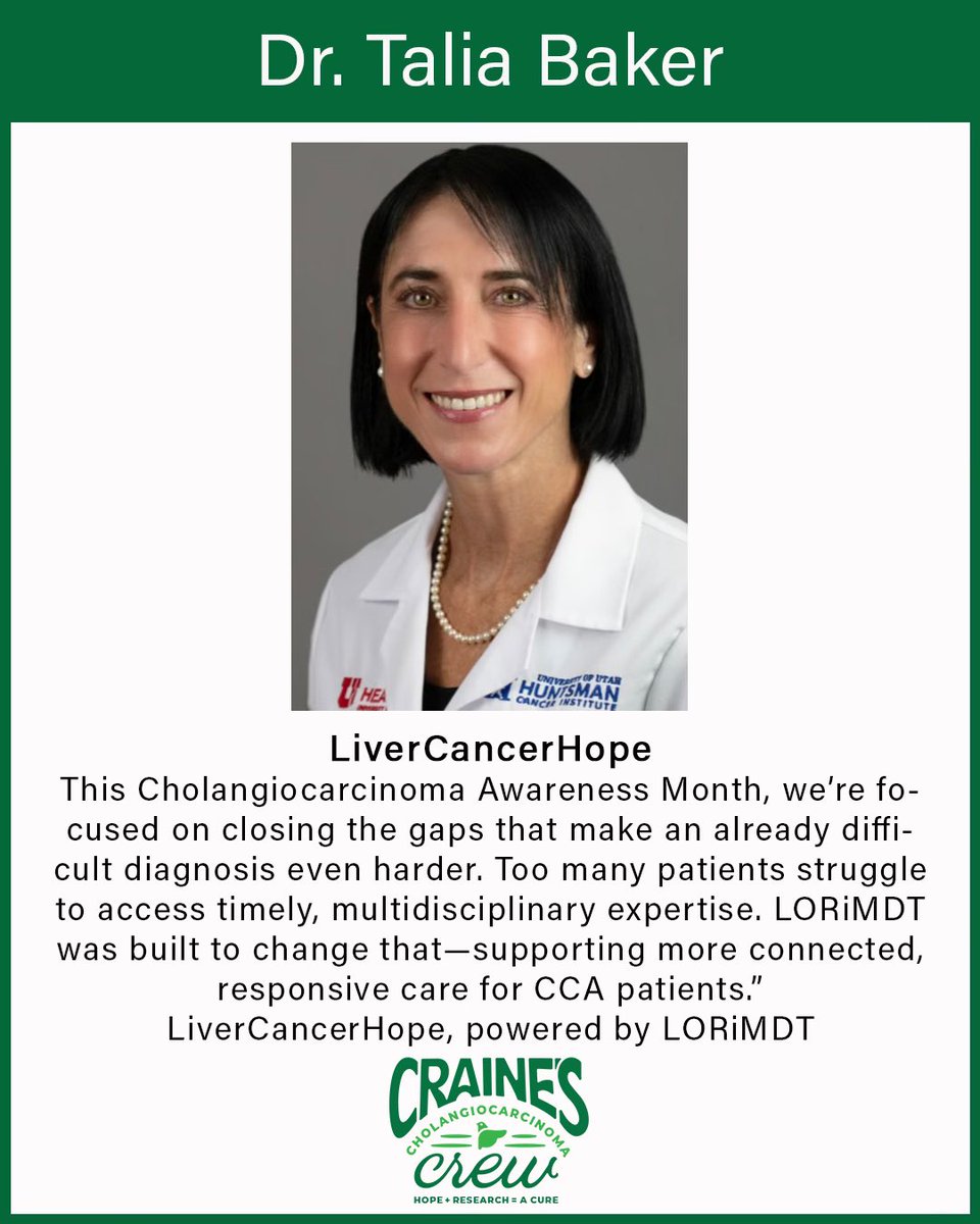 Craine’s Cholangiocarcinoma Crew tweet media