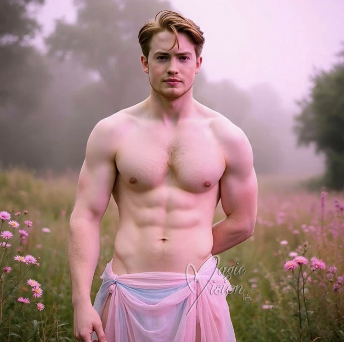MagicVisionIA's tweet photo. In love with Cupid 💘 
Goodbye February

#kitconnor #kitsebastianconnor #magicvisionia #ia #ai #ValentinesDay https://t.co/HTkNa3qLVN