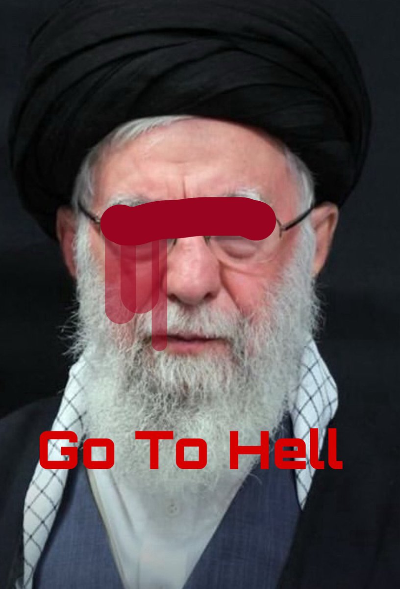 Go to hell now. I’ve been waiting for this moment since I was 9.
#khamenei_dead