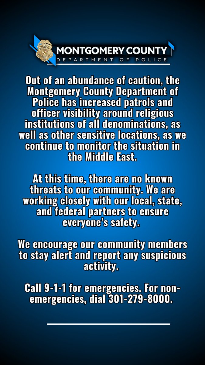 Montgomery County Department of Police tweet media
