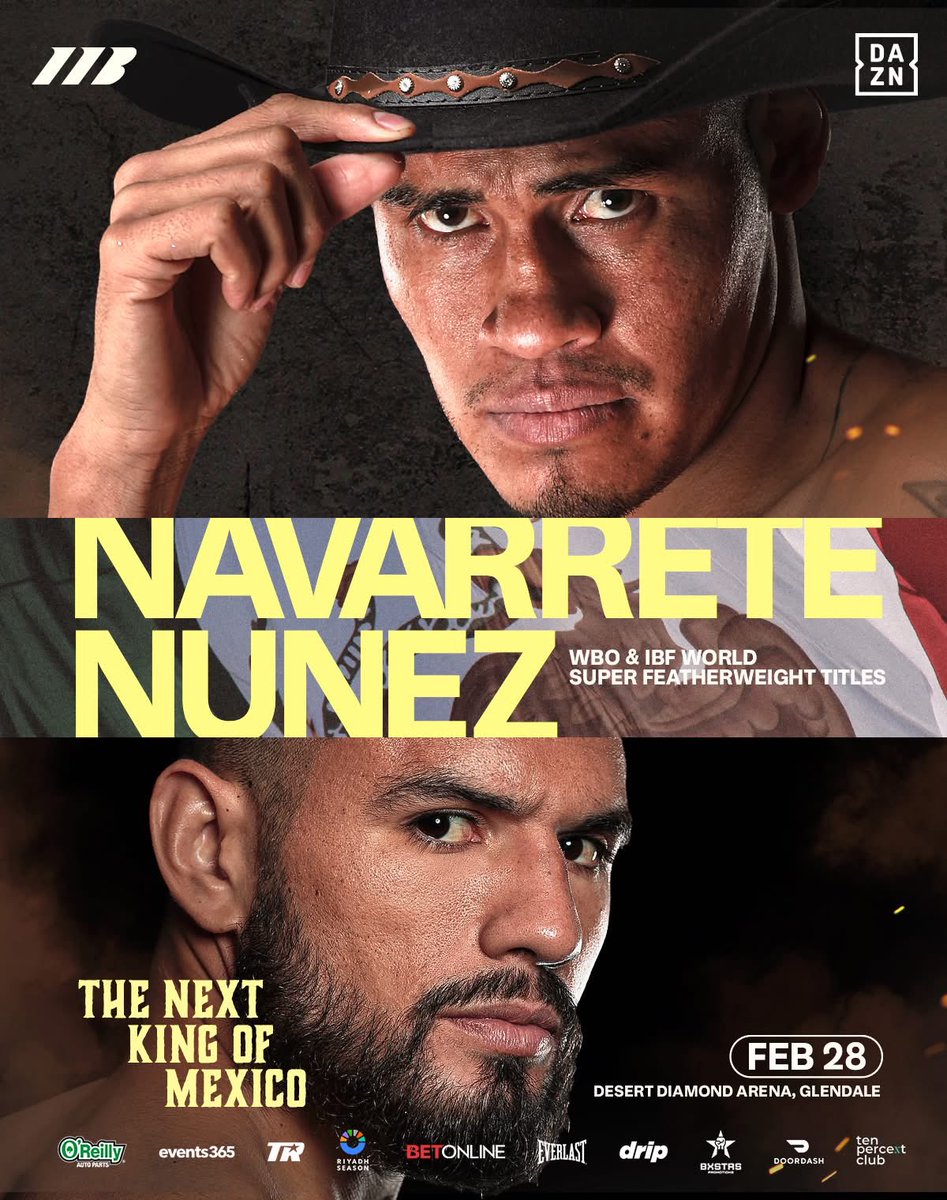 DDArenaAZ's tweet image. More seats JUST released for tonight’s fight‼️

Don’t miss the crowning of the next king of Mexico and get your tickets now 🥊 ticketmaster.com/matchroom-boxi…

#NavarreteNunez #Boxing #FightNight #Matchroom