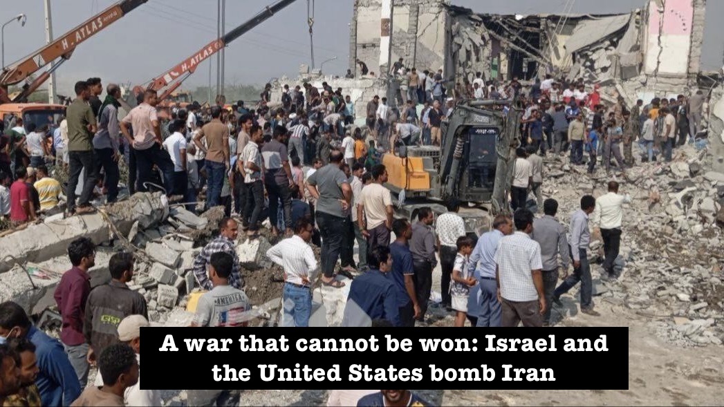 📌 A war that cannot be won.

The U.S. and Israel’s military strikes on Iran signal a dangerous escalation with far-reaching consequences for peace and international law.

Read <a href="/vijayprashad/">Vijay Prashad</a>’s in-depth analysis👇
🔗 nriaffairs.com/a-war-that-can…
#MiddleEast #Iran #Israel #ForeignPolicy
