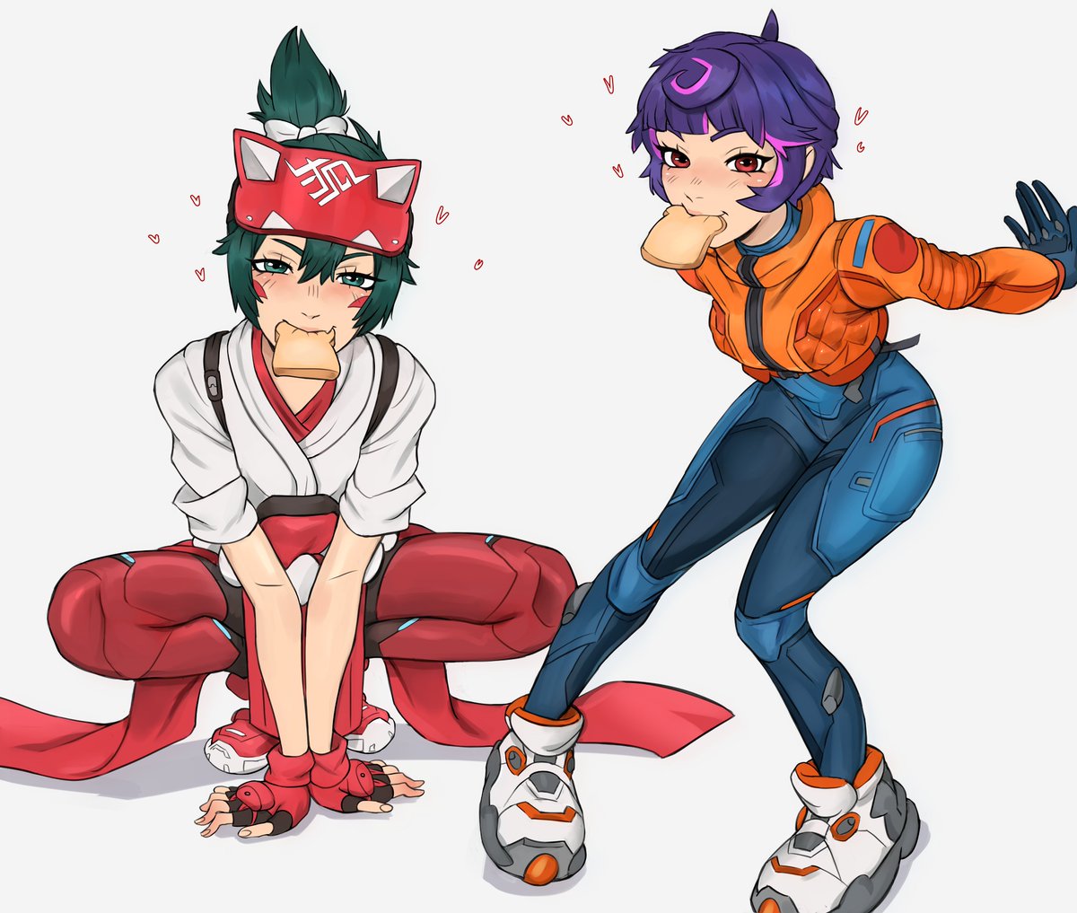 _kirtome's tweet image. Breakfast time!
#Overwatch #kiriko #juno