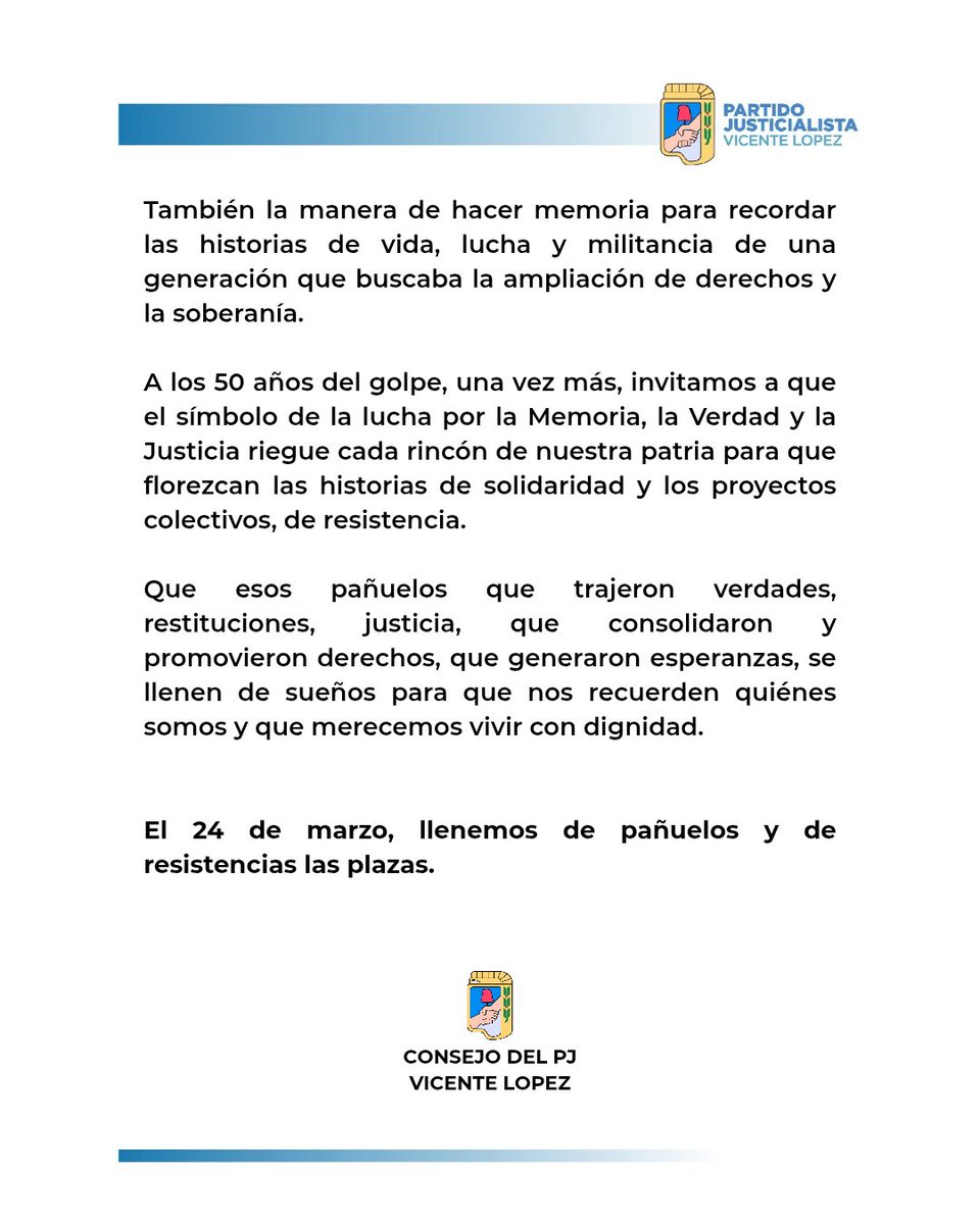 FLORECERÁN PAÑUELOS