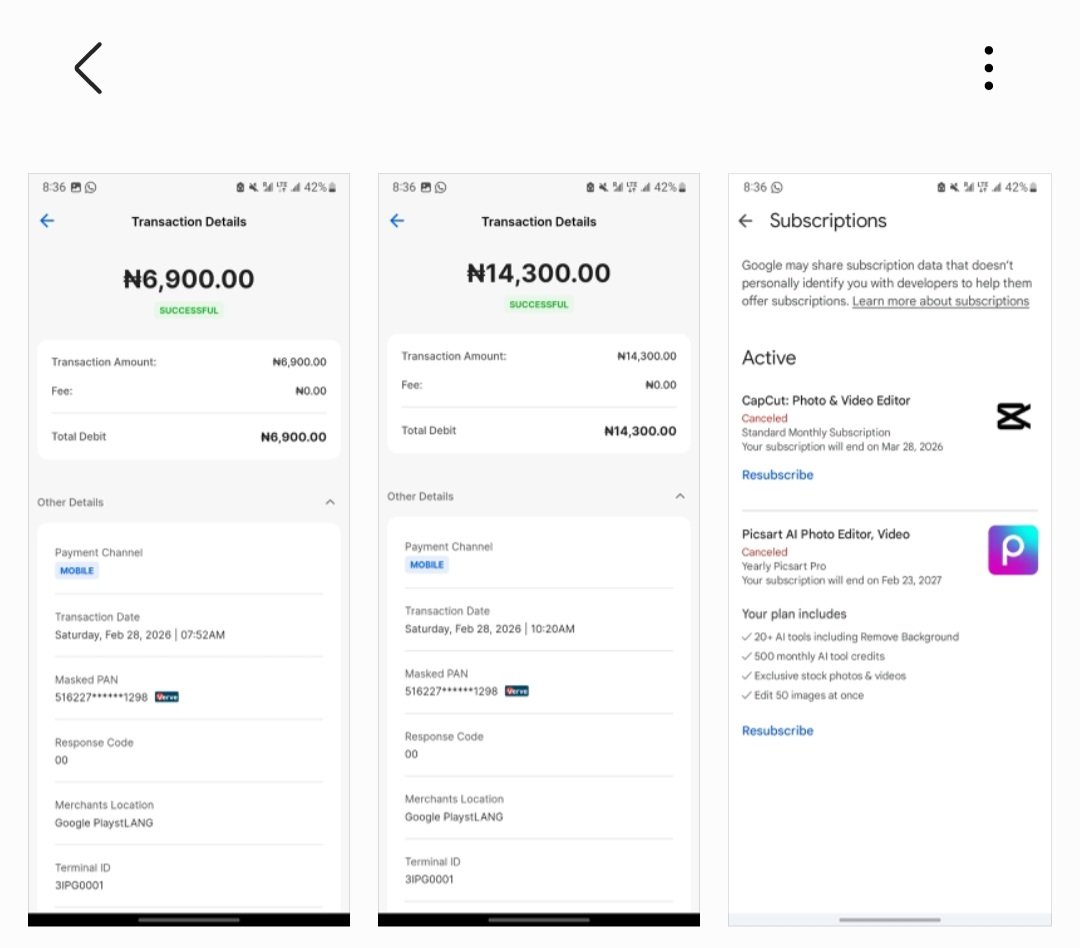 sirhdeeeq's tweet photo. Playstore sun chiremin kudi.ta card inda bada shi nke making payments ba sun dauki wani card nawa sun chiremin kudi dashi which pains me a lot,allah ya isa kudina hegu yan !ska https://t.co/2vfNVRyT3f