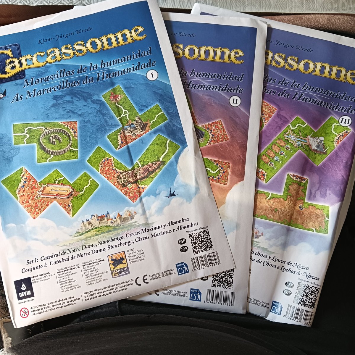 Ampliando #Carcassonne con #MaravillasDeLaHumanidad!!!
<a href="/devirgames/">Devir Games</a>