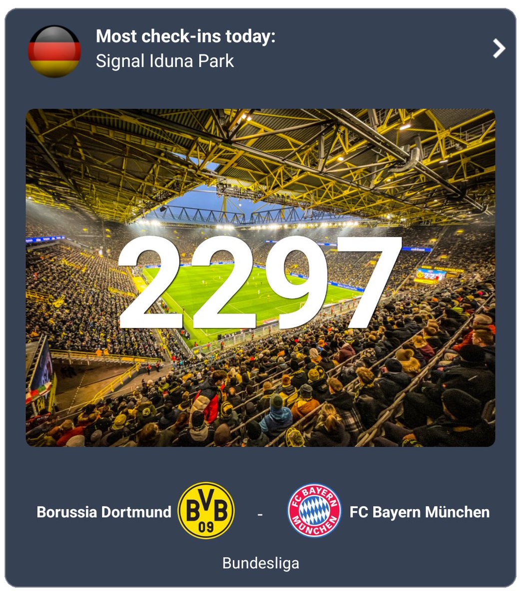 FutbologyApp's tweet photo. That's a new all time high. Vielen Dank, Westfalenstadion! https://t.co/q3Sg7VZqa4