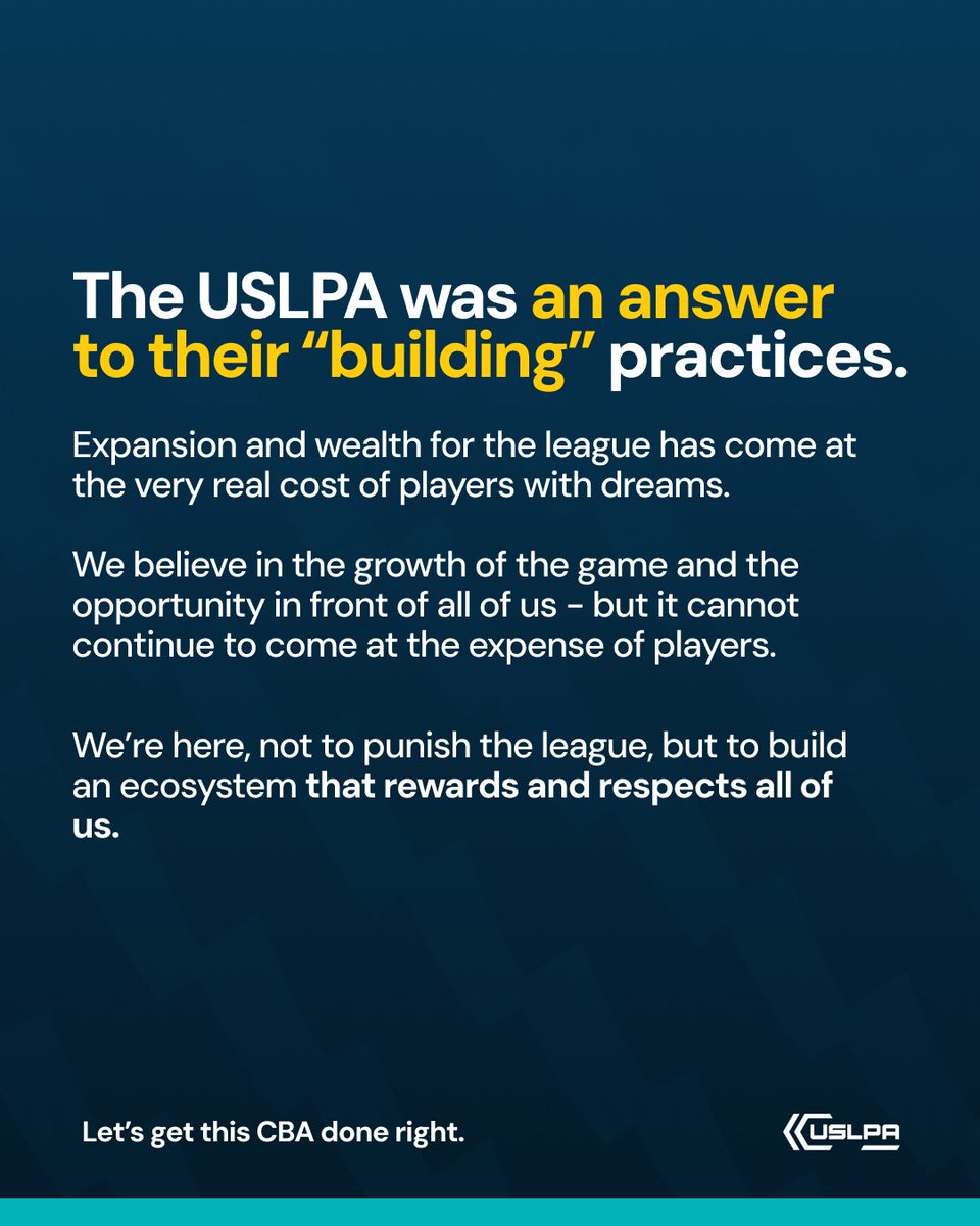 USLPA tweet media