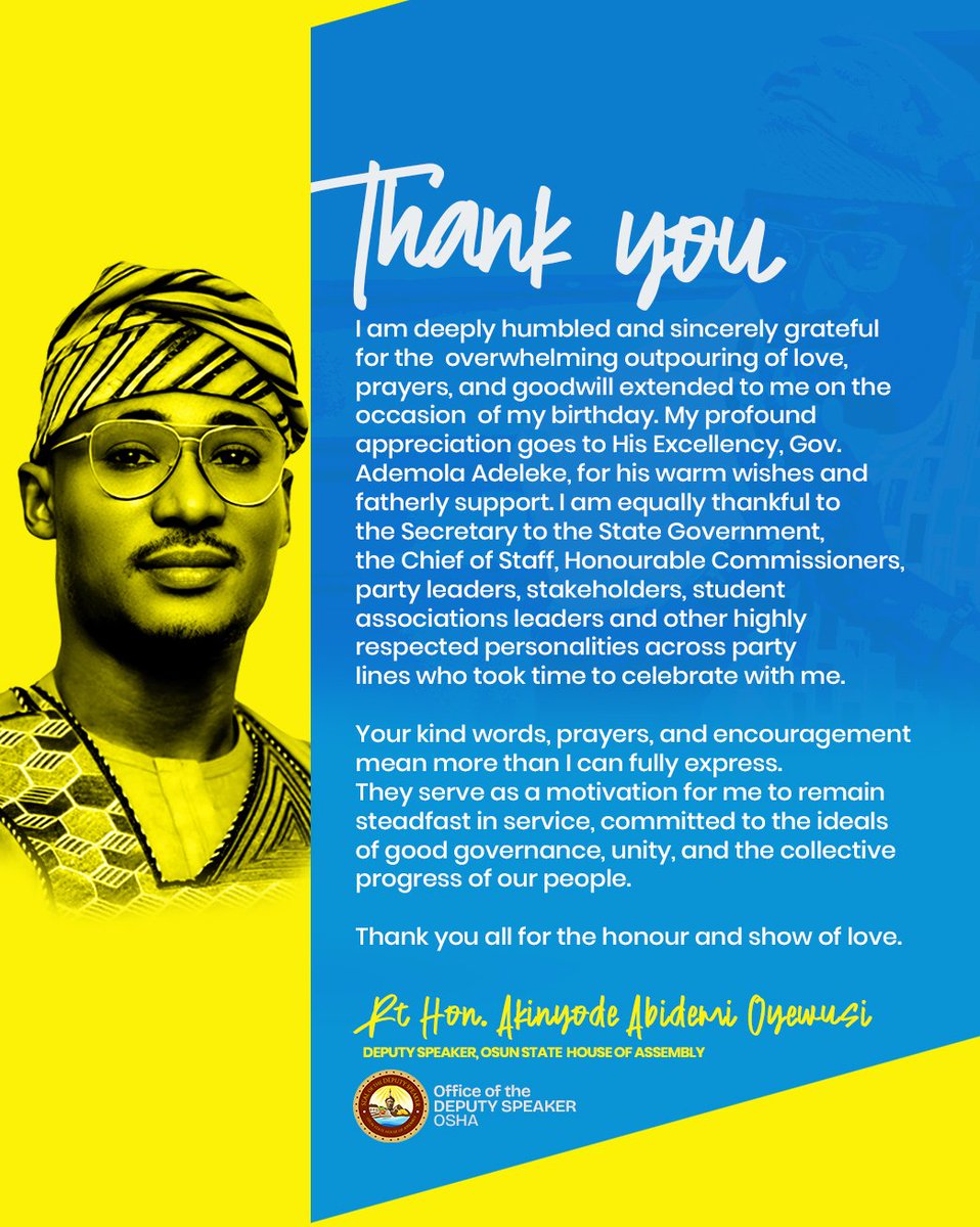 Rt. Hon. Akinyode Abidemi OYEWUSI #Ireyode tweet media