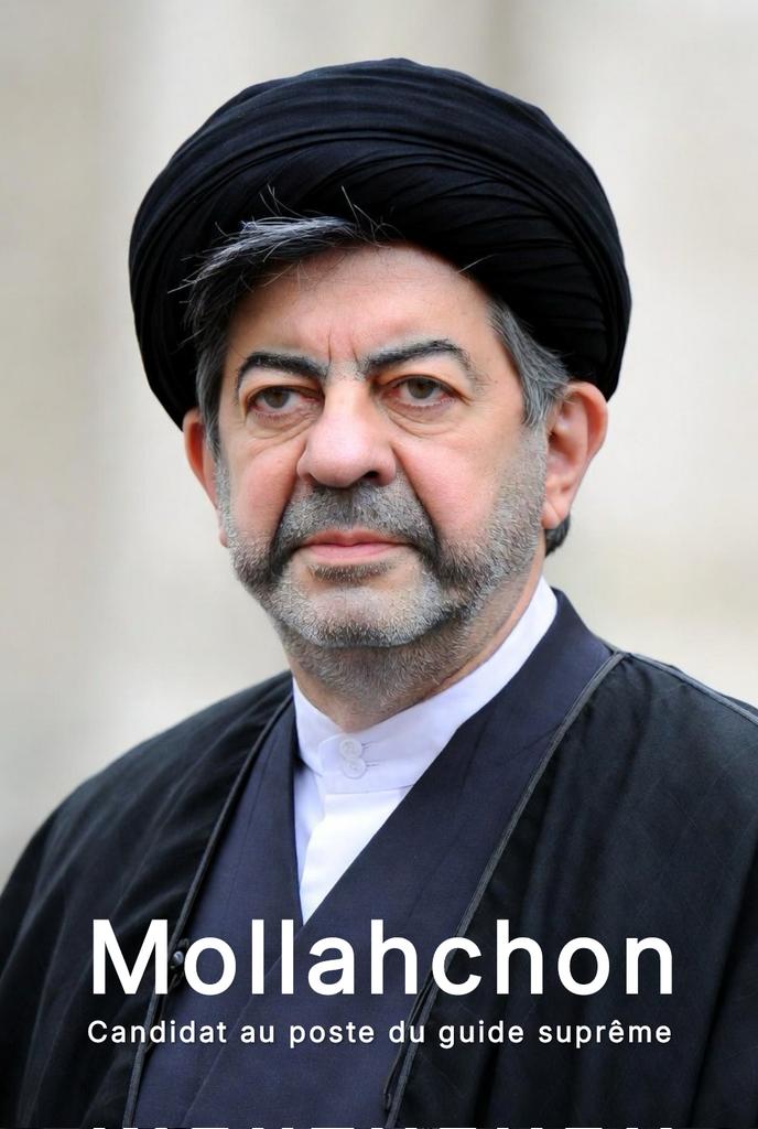 🚨 ALERTE : Suite à  l'élimination du guide suprême Khamenei , Jean-Luc Mélenchon s'adresse solennellement aux Iraniens « les mollah c'est moi ».

#Iran #Tehran #Mollahs #Israel #trump