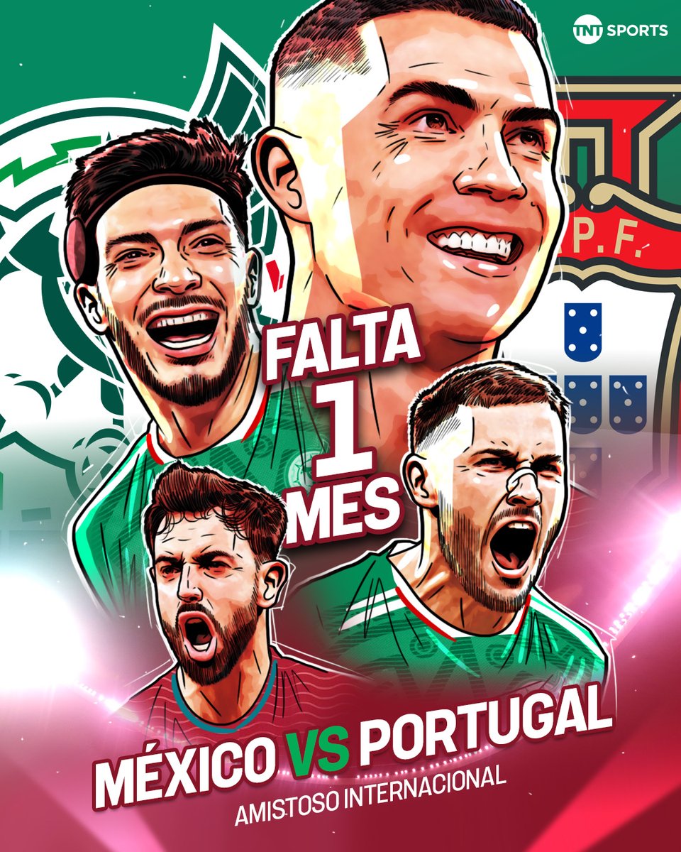 ¡ESTAMOS A NADA DE LA VISITA DEL BICHO A MÉXICO! 😍🐐

Falta exactamente un mes para la reinaguración del Estadio Azteca, en la que se espera la presencia de Cristiano Ronaldo y la Selección de Portugal. 🏟️