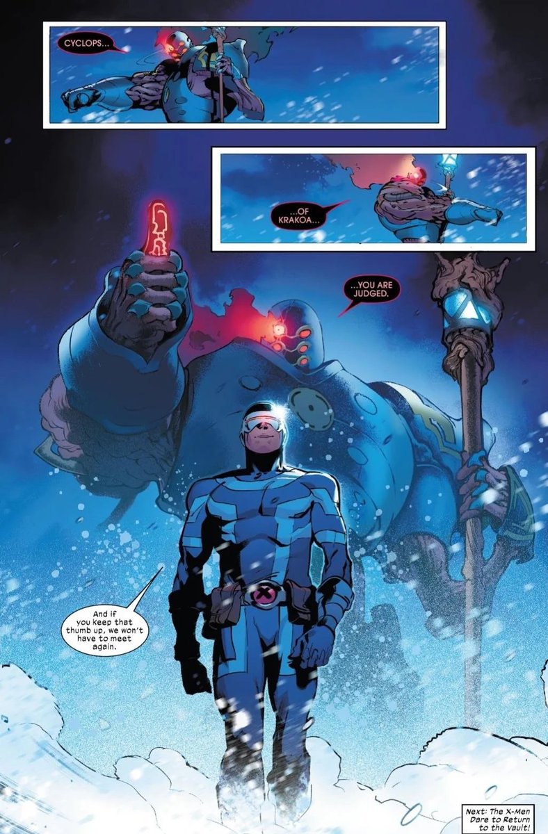 Scott Summers telling a cosmic entity “I don’t recognize your authority” will never not be the most Cyclops thing ever.