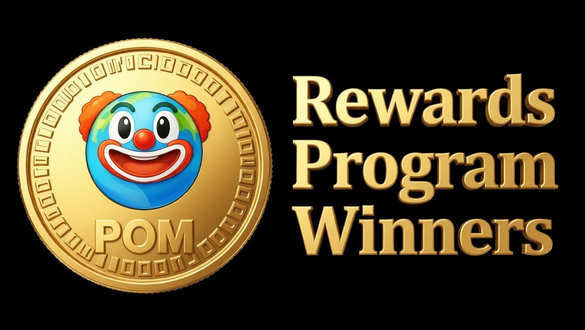 PlanetOfMemes's tweet photo. Reward Winners for Feb. 28, 2026:

Ten addresses were randomly chosen from the top 100 holders of $POM.   

Each will receive 1,250,000 POM tokens. Congrats!