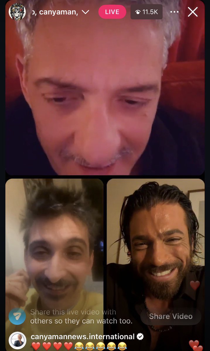 ♦️#CanYaman just conducted live call
with Fiorello and co 😂😂😂

I think when Can is back in Rome he will certainly go to Fiorello’s Rai 2 show. 😂😂😂