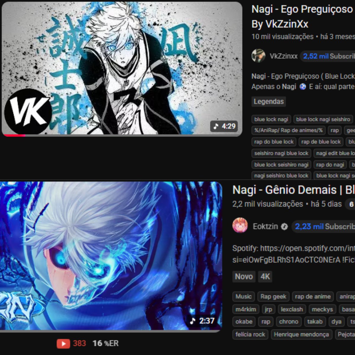 OK GEEK É ASSIM ENTAO NÉ?
1- temos um cara com Musica de IA edição de outro ARTISTA, w simplesmente pega funking 10k na musica.

2- TEMOS eu, paguei edição, thumb, MIX, tudo que era preciso pra musica sair. e simplesmente da nisso vai de ladeira a baixo.
é isso não sei que dizer.