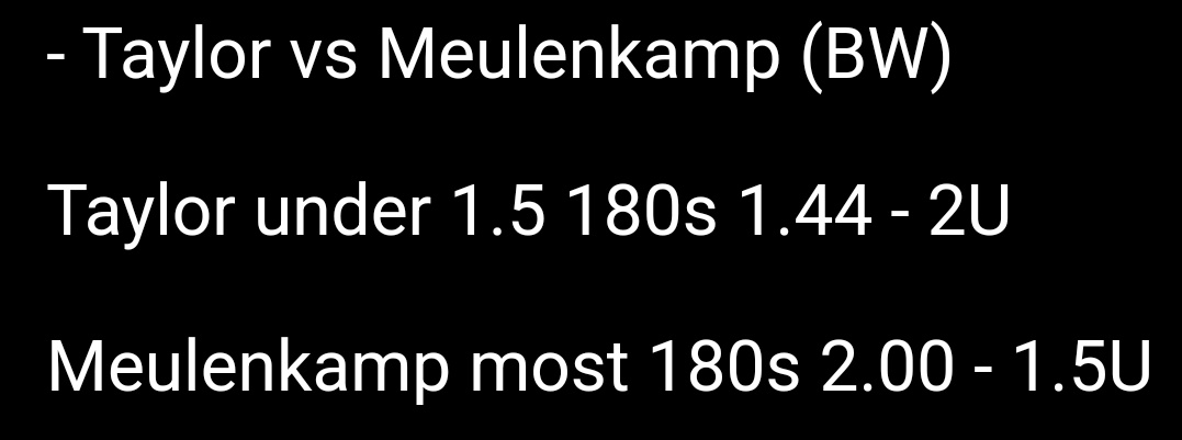 DartsBets180's tweet photo. Modus Super Series 28.02 (1/1) https://t.co/qcW46kNSeb