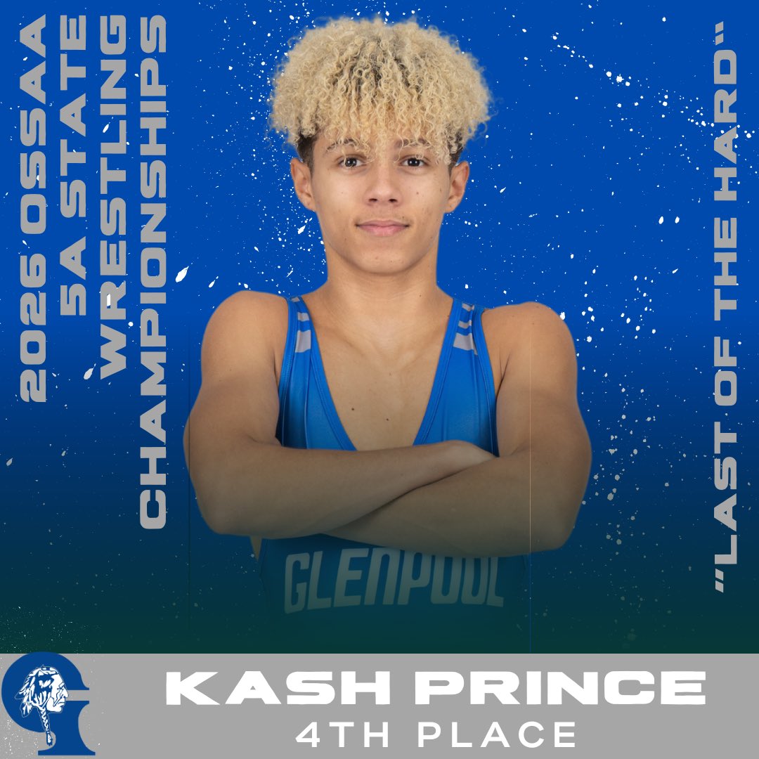 GLPwrestling's tweet photo. 🚨 STATE PLACER! 🚨
Kash Prince caps off his sophomore campaign with a 4th place finish at the state tournament!
We are proud of all of the Warriors that competed this season. Big things coming for our program!
#LastOfTheHard https://t.co/vg3ViE84RB