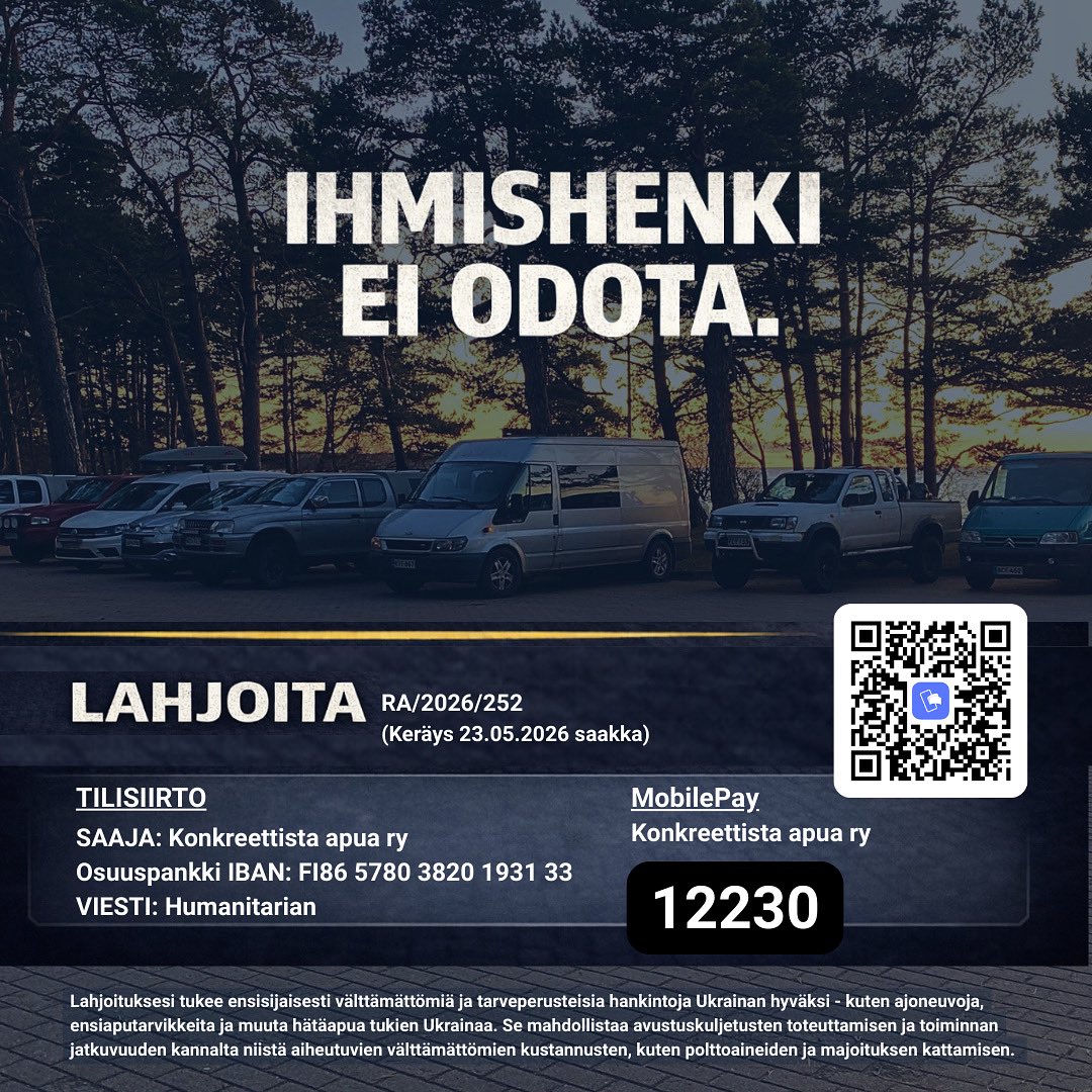 Konkreettista apua ry | Concrete Help Finland tweet media