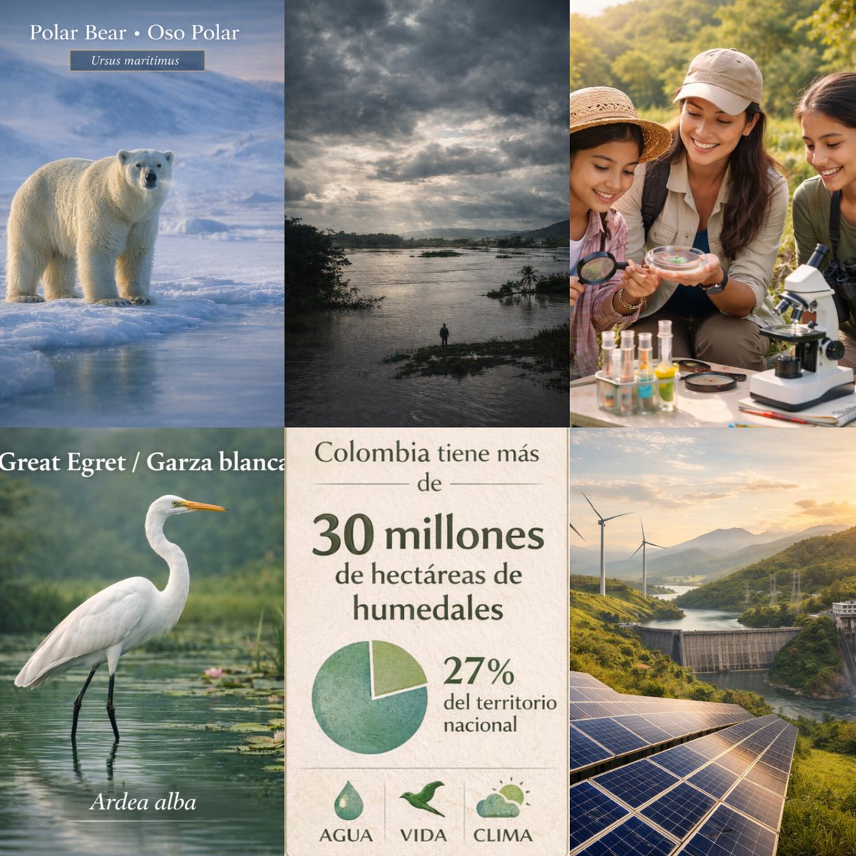 Febrero nos recordó que los humedales filtran vida, que cada grado cuenta y que la ciencia protege el futuro. 🌊⚡🧠
Aprendimos que equilibrar, regular y cuidar también es actuar.
Gracias por ser parte de esta comunidad que siembra conciencia. 💚✨
#ResumenDelMes #NaturalezaViva