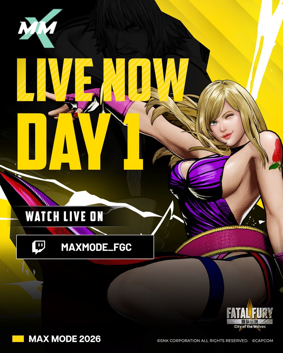snk_esports_hub's tweet photo. Day 1 of #MAXMODE is here, and the FATAL FURY: City of the Wolves' pools are underway. Who will make it to the Top 16?
Catch the action live and cheer your favorites: https://t.co/2g2AMigkCv
#FatalFury #CotW https://t.co/tOLZ0n2G1b