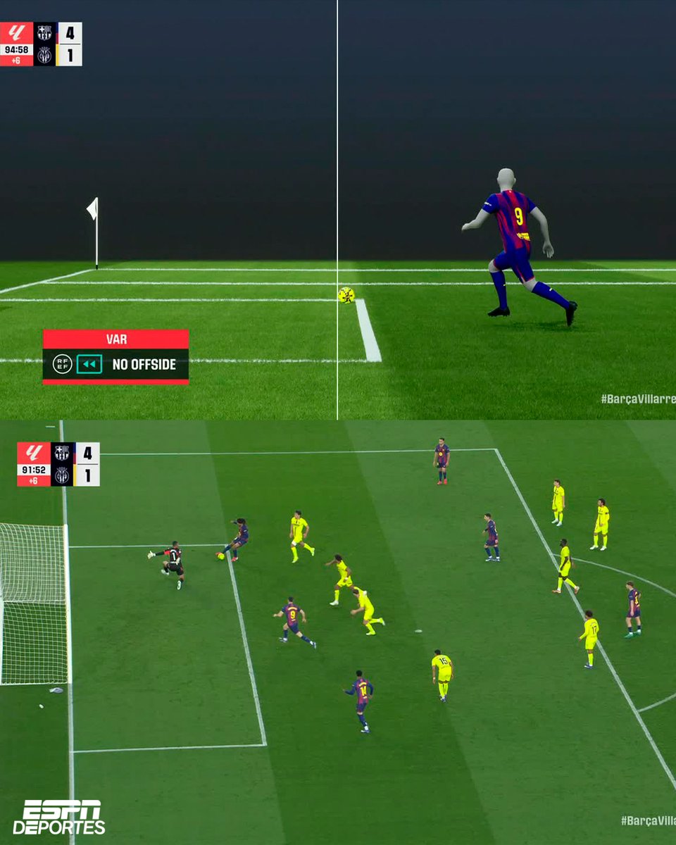 Por poquito Lewandowski estaba habilitado en su gol. 😅

Si, esta jugada fue al VAR porque se había marcado fuera de juego. 👀