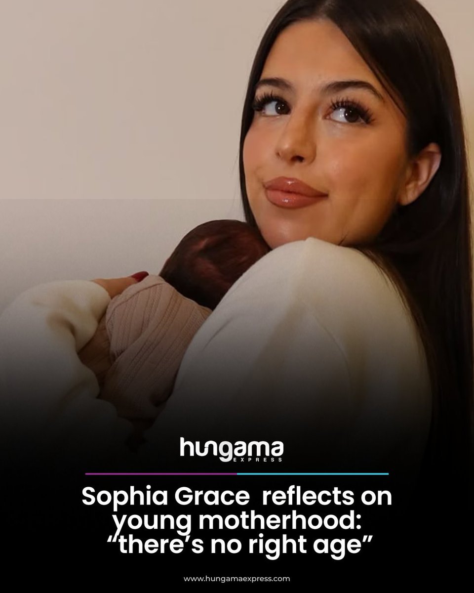 HungamaExpress's tweet image. The former child star says while 19 may seem young to some, she feels confident in her journey into motherhood, adding that being mature and financially stable made the transition easier.

#EntertainmentUpdate #MusicNews #PopCulture #TrendingNow #hungamaexpress
