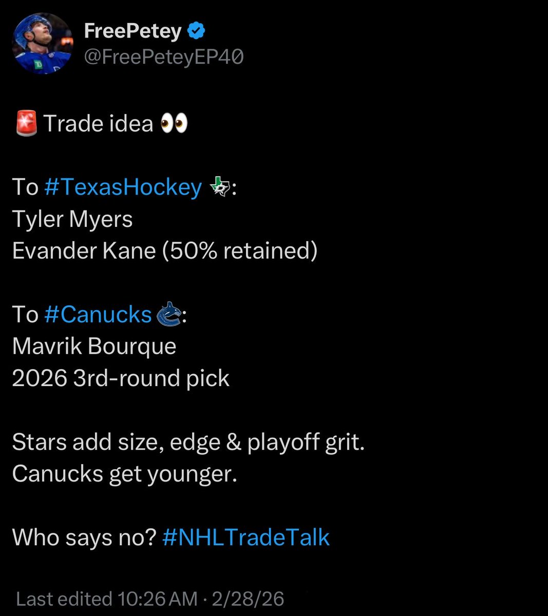 Bad Dallas Stars Takes tweet media