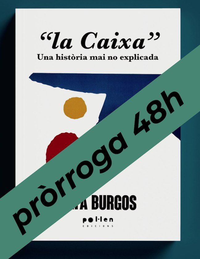 🚨 Atenció 
*Pròrroga excepcional* a <a href="/verkami/">Verkami</a> de 48h!
La Caixa. Una història mai no explicada: al 90% Més de 600 aportacions.
Reserva el teu #llibre ara 
Només fins Dilluns 2/03 a les 23:59h
Som-hi!💪
➡️vkm.is/lacaixa