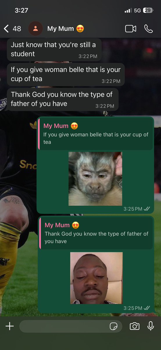 I should have just muted her from seeing my WhatsApp status 😂.