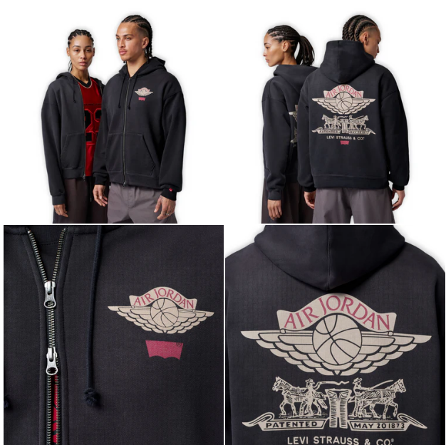 Nike Hoodie Fleece ジャケット・アウター LEVI'S Jordan Zip x